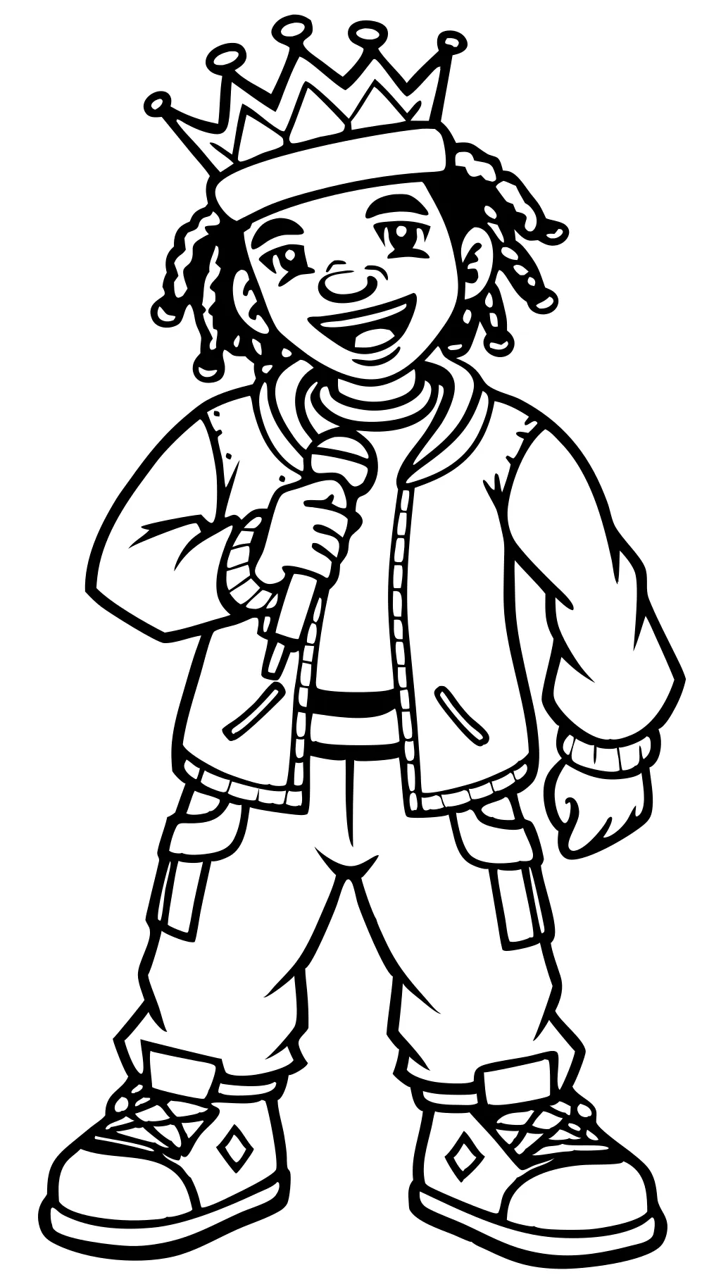 kingvon coloring page